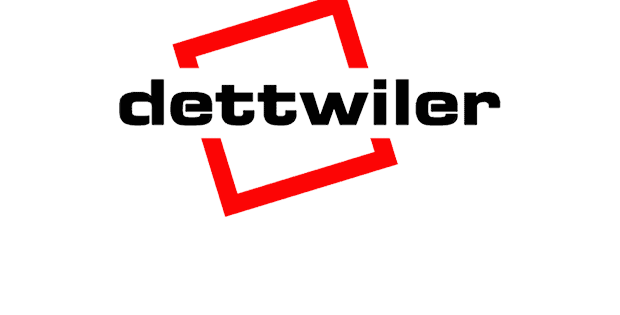 Dettweiler-Logo auf rosa Hintergrund, das den digitalen Arbeitsplatz repräsentiert.