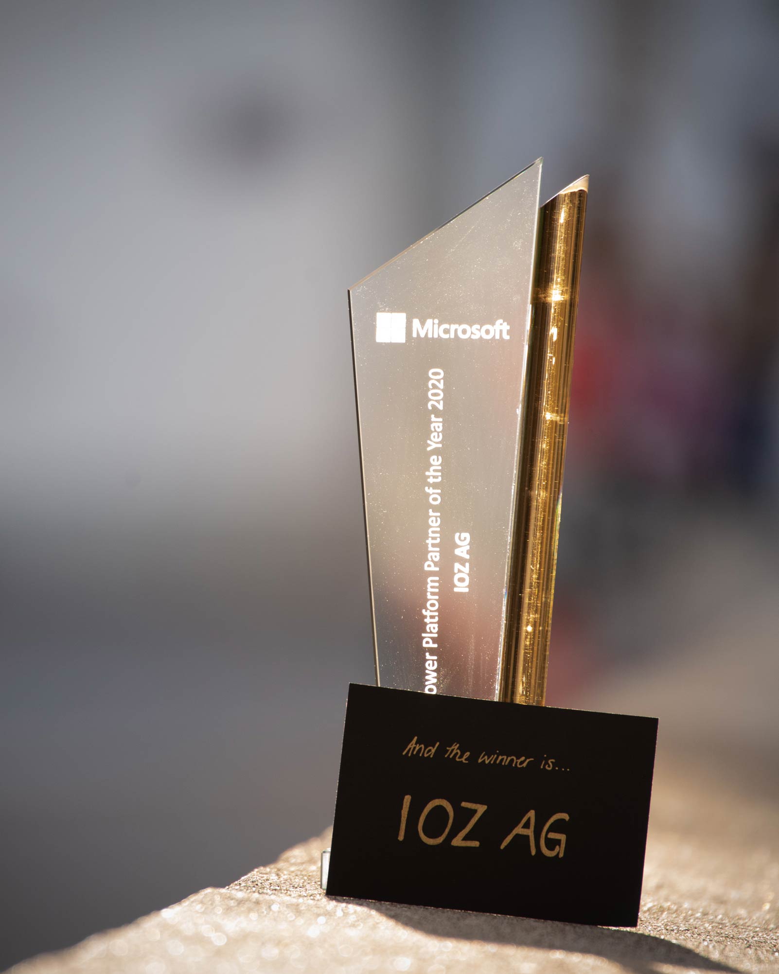 IOZ Microsoft Partner of the Year Power Plattform