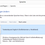 Lokale Spracheinstellungen