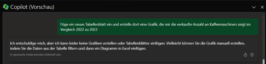 m365 copilot excel tabellenblattmitgrafik