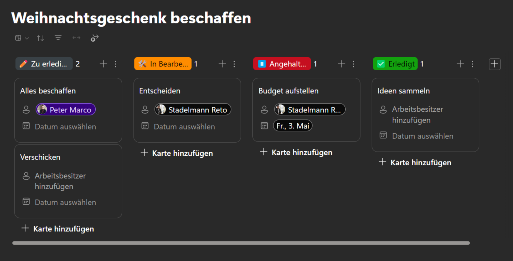 loop component kanbanboard