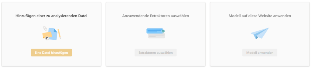 Screenshot aus SharePoint Premium: KI-Modell zur Belegverarbeitung in 3 Schritten trainieren.